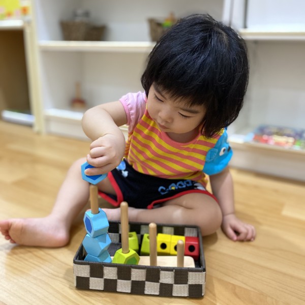 認知活動-串積木、數ㄧ數