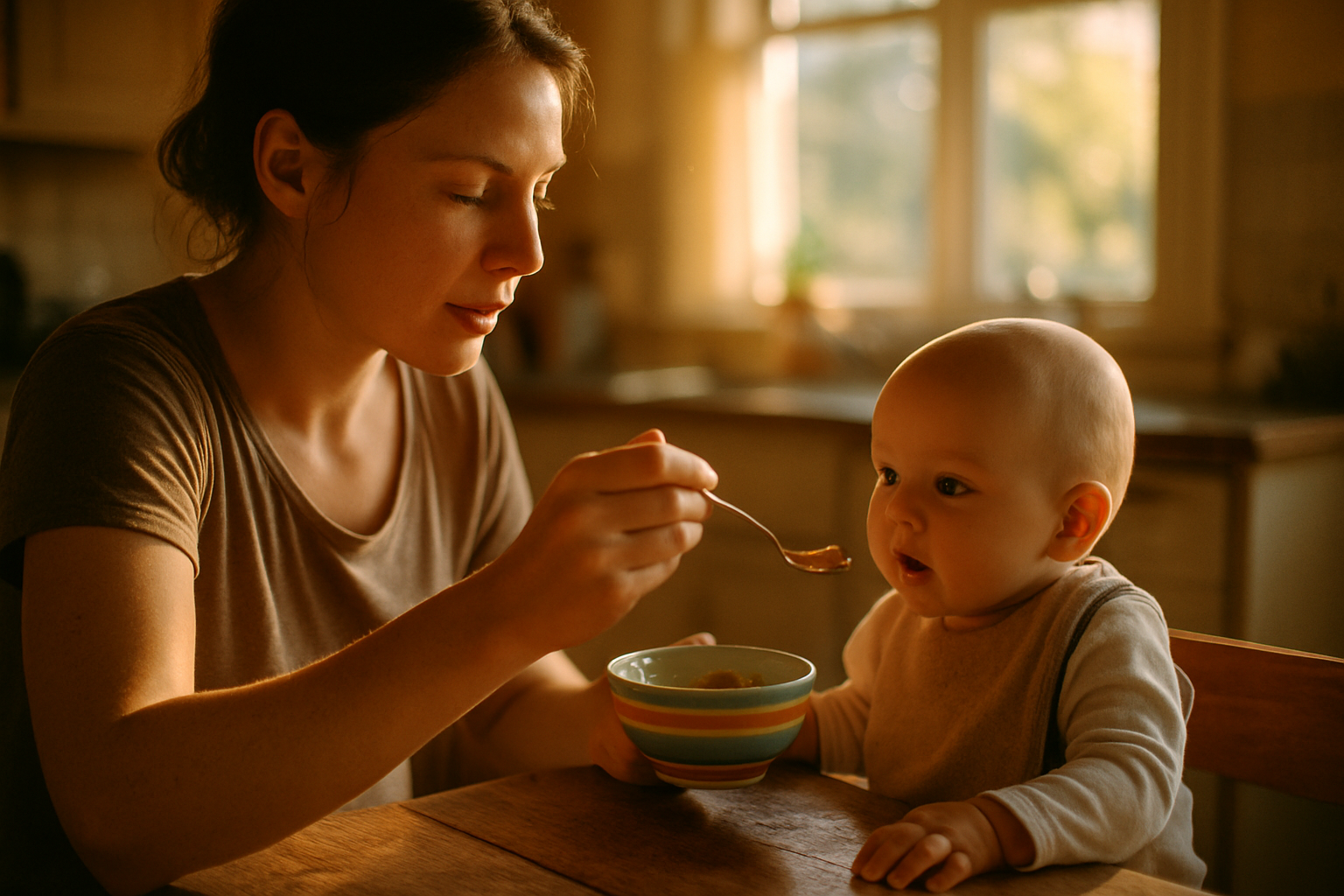 Njut av bebisens första smakresa med hemlagade mos
