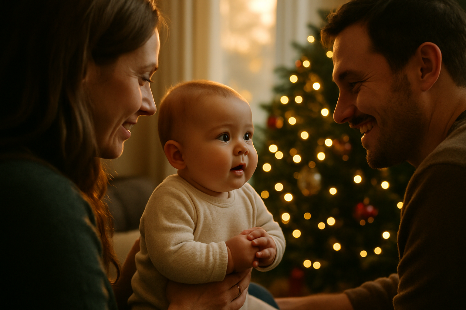 Så skapar du en magisk första jul med bebisen
