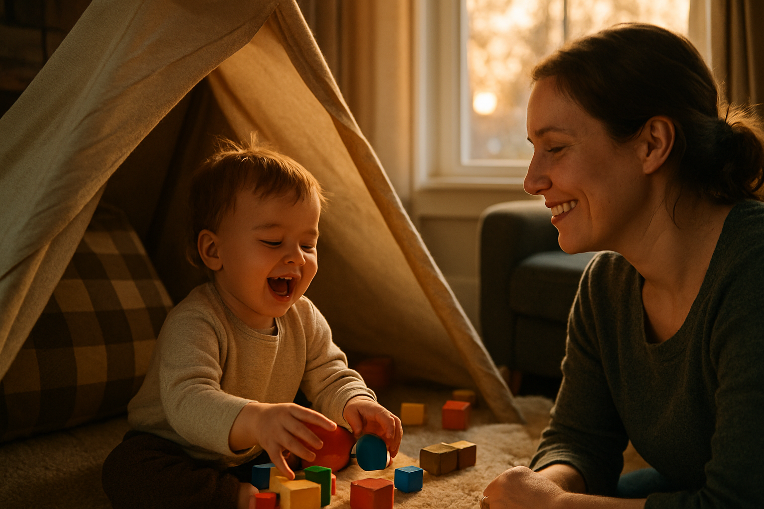 Skapa ett mysigt lekland hemma för ditt barn i vinter