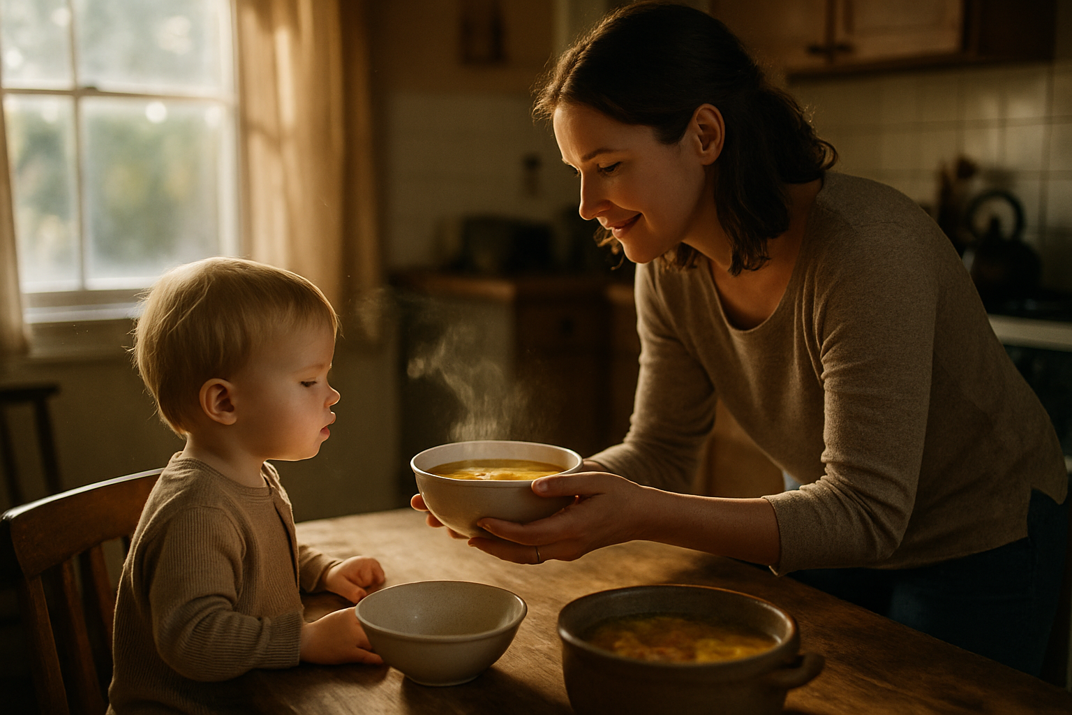 Värmande soppor för kalla dagar som små älskar