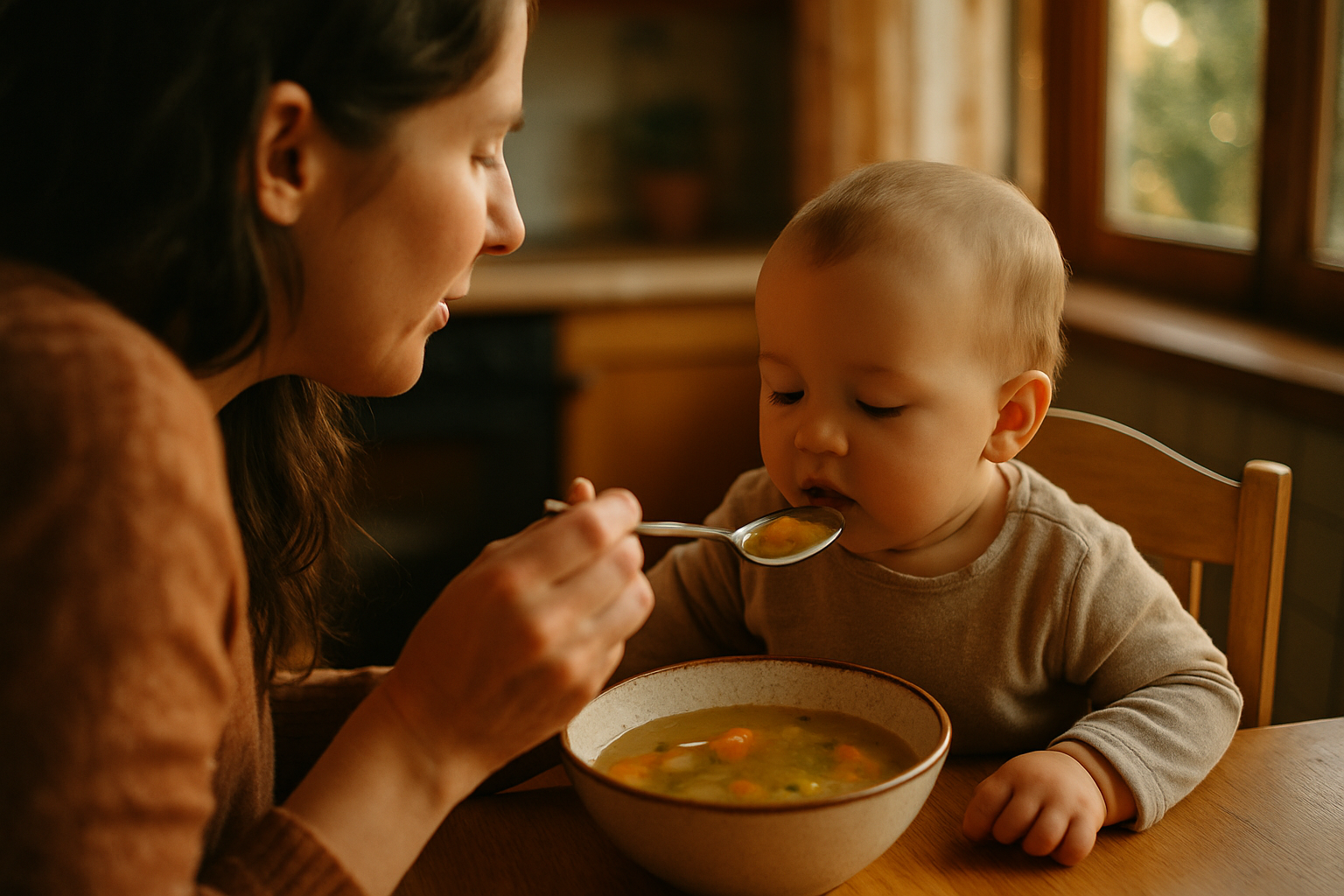 Värmande soppor för bebisens höstmys