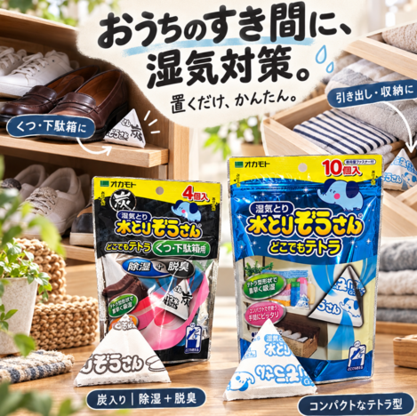 10/27 日本製水とりぞうさん三角立體除濕包