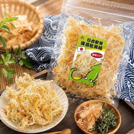  高雄三鳳中街老店日式柴魚海苔魷魚絲100g $169 