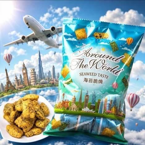 中華航空✈️機上限定海苔脆燒重量包180g $160 