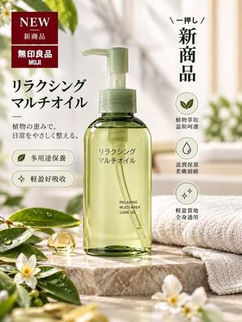  日本無印良品 RELAXING MULTI OIL 舒緩植萃全效保養油 150ml $529 