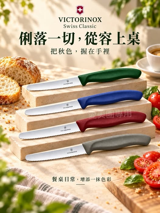  🇨🇭瑞士製造 Victorinox經典蔬果麵包刀/22公分 $175 
