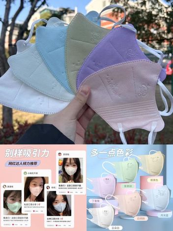 00-37159 多巴胺成人立體口罩50片組 
