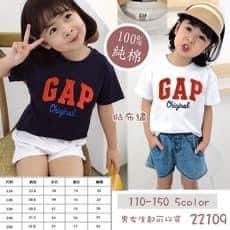 現貨J2 -童裝 GAP 美式休閒潮流男女童T恤 22109