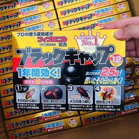 71-37411 最新超強蟑螂屋小黑帽-12入/盒