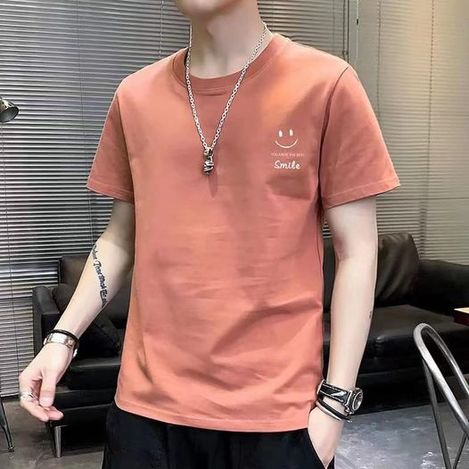 82-7852 A8男士笑臉百搭T恤