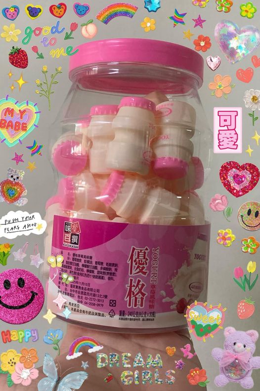 R 49-46399 草莓優格風味糖240g 