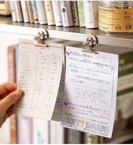  00-33-15346 日本工業風金屬磁吸夾子(1組10入)