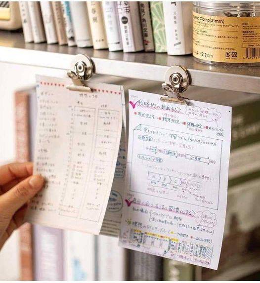  00-33-15346 日本工業風金屬磁吸夾子(1組10入)