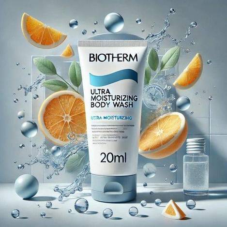 49-410260 Biotherm「超保濕柔膚沐浴乳」20mlx5條組 條碼01399