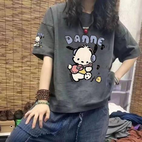 現貨G1 00-93313 慵懶風帕恰狗夏季上衣