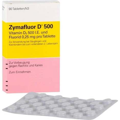 76-56321 德國 Zymafluor小哈氟 維生素D3氟錠/90入