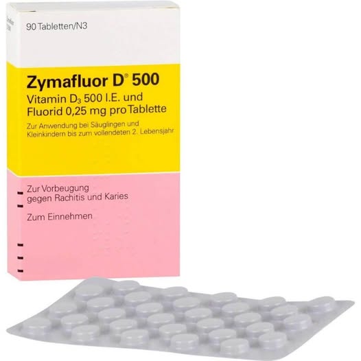 76-56321 德國 Zymafluor小哈氟 維生素D3氟錠/90入