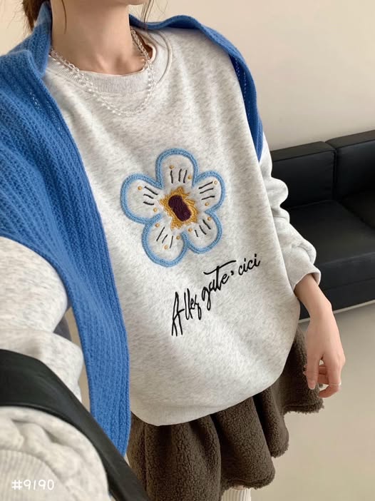 37-9190-1 毛線刺繡花朵