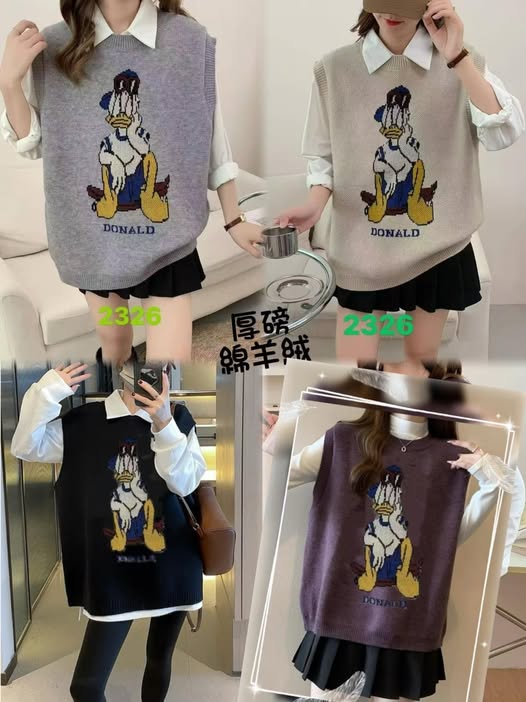 28-61060 厚磅大版綿羊絨背心