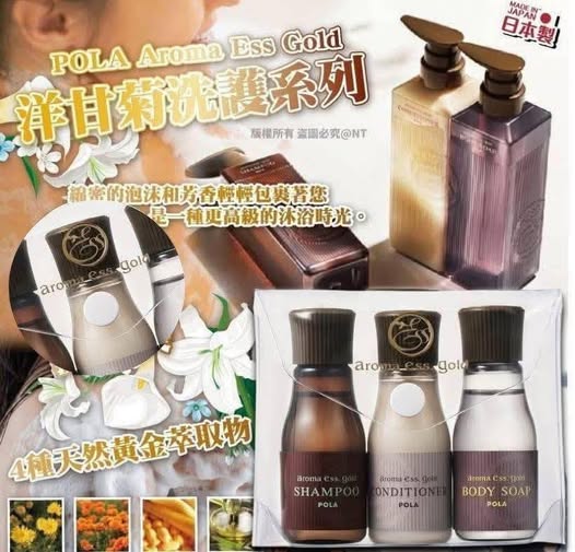 26-63042 日本飯店愛用！洗護沐浴 旅行三件組