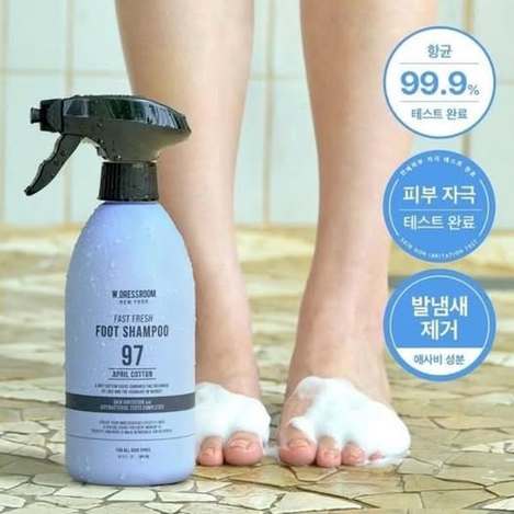 X3 20-15638 韓國W.DRESSROOM 速效抗菌足部清潔慕絲 500ml 