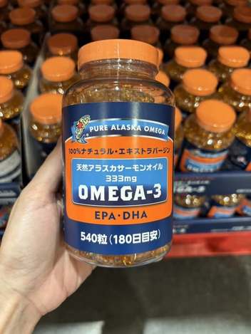 78A-17206 日本 好市多限定 改版 Pure Alaska Omega FISH OIL 純阿拉斯加 野生鮭魚油 540粒