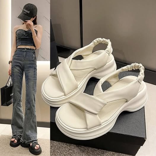 46-67094 厚底交叉帶涼鞋