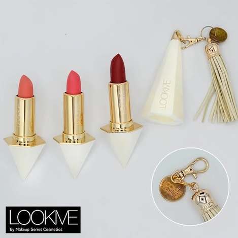 01-73102 日本 LOOKME Jewelry Lip 水晶吊飾口紅