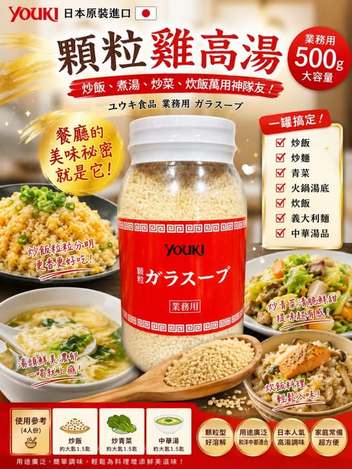 78A-21814 日本 好市多 YOUKI食品 業務用 顆粒雞高湯 500g