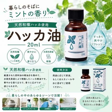 R1 78A-12827 日本 日本製✨ 萬用薄荷精油20ml 