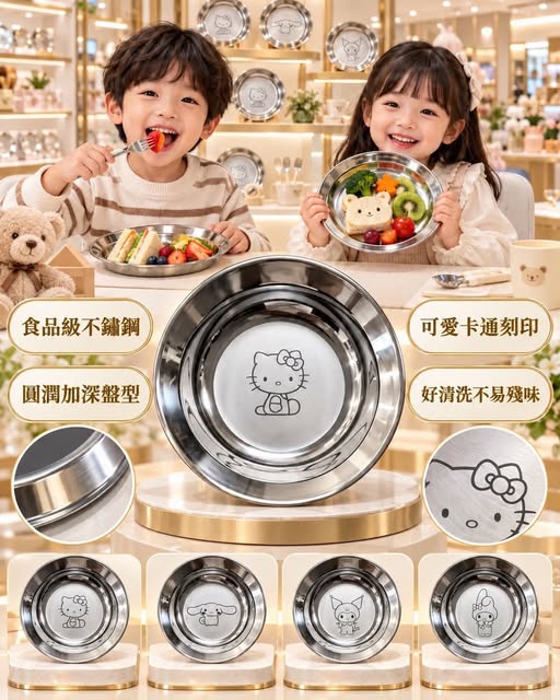 04-69269 三麗304不鏽鋼餐盤 一組四入 - 9/21