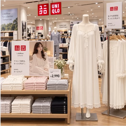 65-69345 法式自帶胸墊蕾絲长睡裙 - 9/26