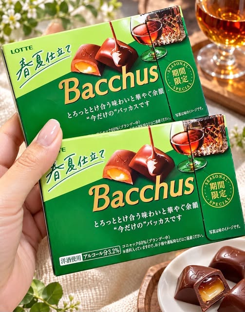 01-1999 日本 LOTTE Bacchus 巴克斯酒心巧克力-限定版(2盒1組) - 10/02