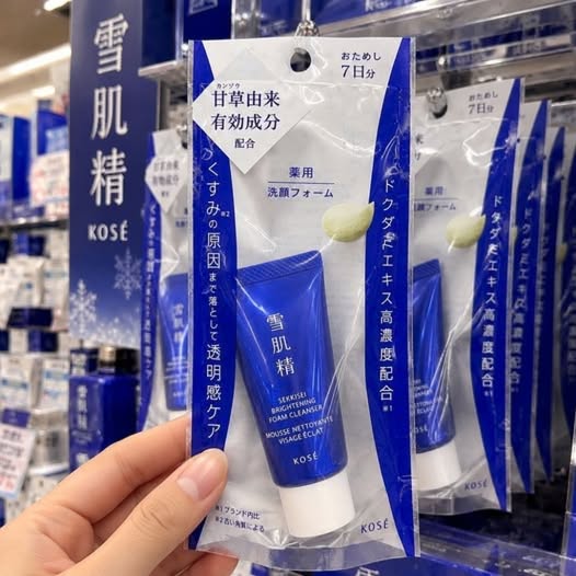 01-2107 日本 KOSE高絲 雪肌精澄白薏透洗顏霜20g