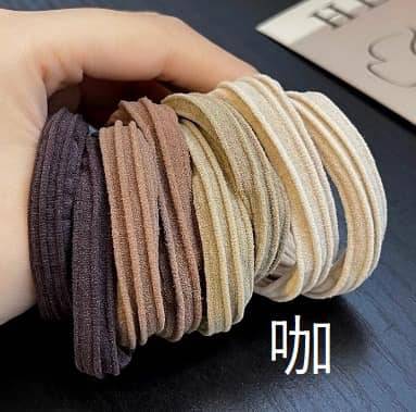 高馬尾丸子頭 加寬無接縫髮繩1213