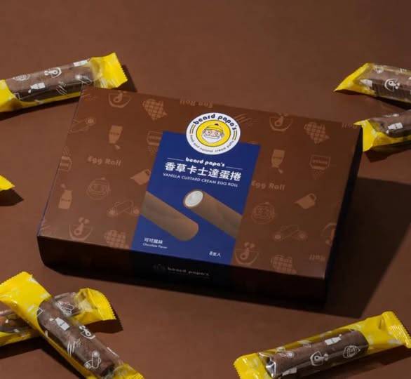 beard papa's香草卡士達夾心蛋捲S0102