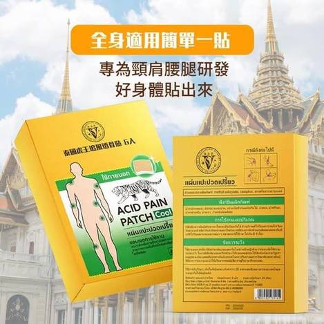 泰國虎王 追風透骨貼x2盒S0114