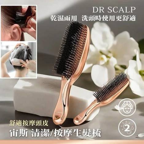 N0210-Dr Scalp宙斯 清潔/按摩生髮梳