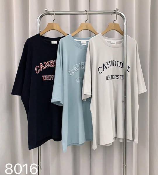 Q*0217 -CAM刺繡大T