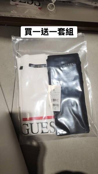 F420 Guess 經典Logo+小標短袖 二件組