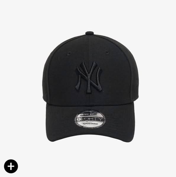 LU*417- MLB New era 立體NY全黑老帽
