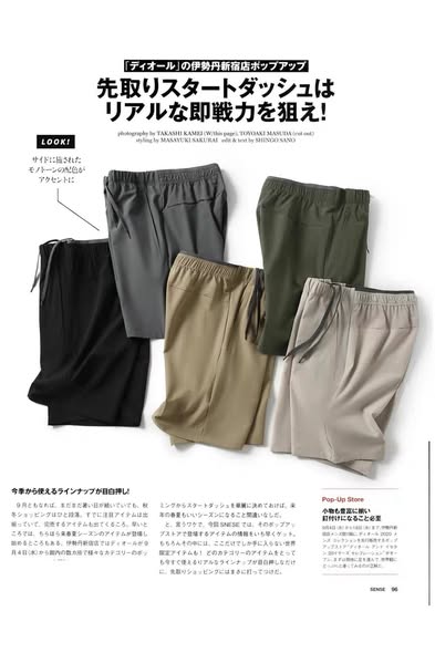 SI*512 透氣高彈休閒短褲
