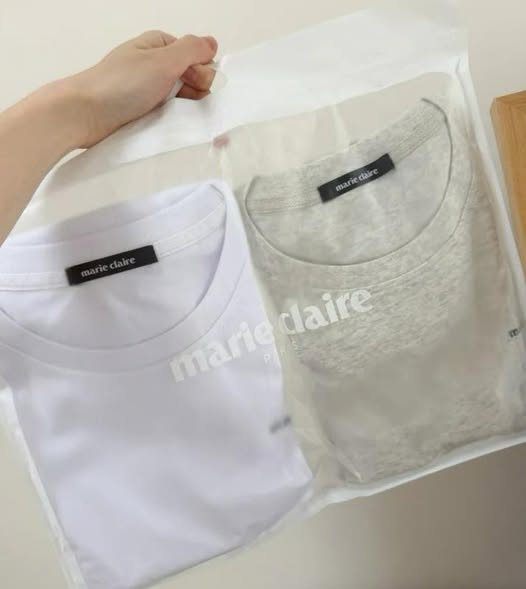 marie claire 小Logo兩件組
