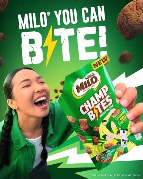 MILO巧克力麥芽牛奶風味脆球 4包