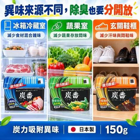 R106 日本小久保 炭番除臭劑 1+1