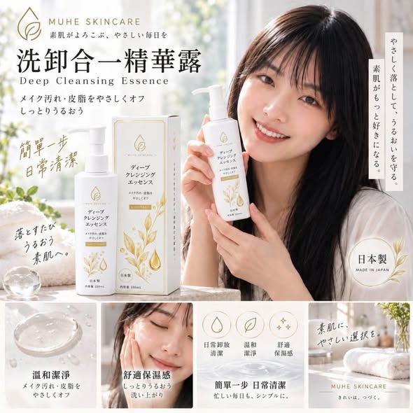 R95*1031 沐禾肌研 洗卸合一精華露
