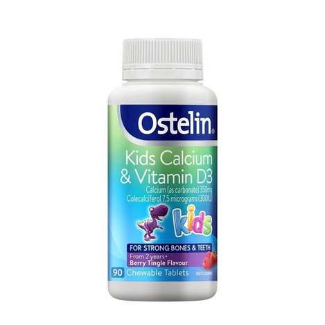 (F2602059)澳洲 Ostelin 兒童 D3＋鈣 咀嚼錠/90顆