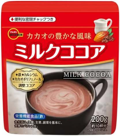 (N2602112)日本 BOURBON北日本 牛奶可可粉/200g