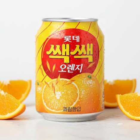 (K2602114)韓國 樂天 超人氣果汁組(柳橙)/238ml× 4 (組)